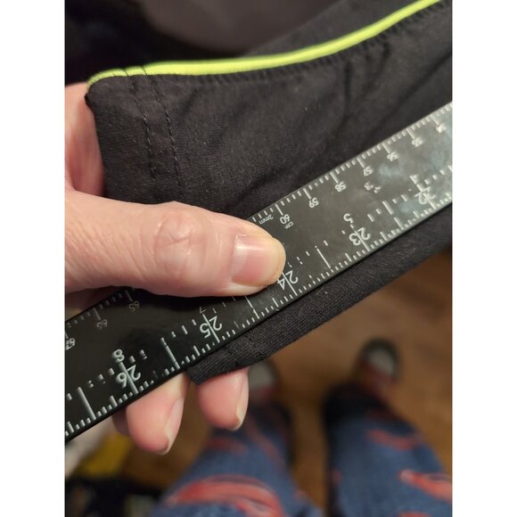 Playboy X Missguided Black Green Spellout Leggings Size 0 Skinny Leg - Picture 8 of 8